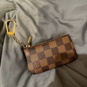 Authentic - Louis Vuitton Brown Key Pouch